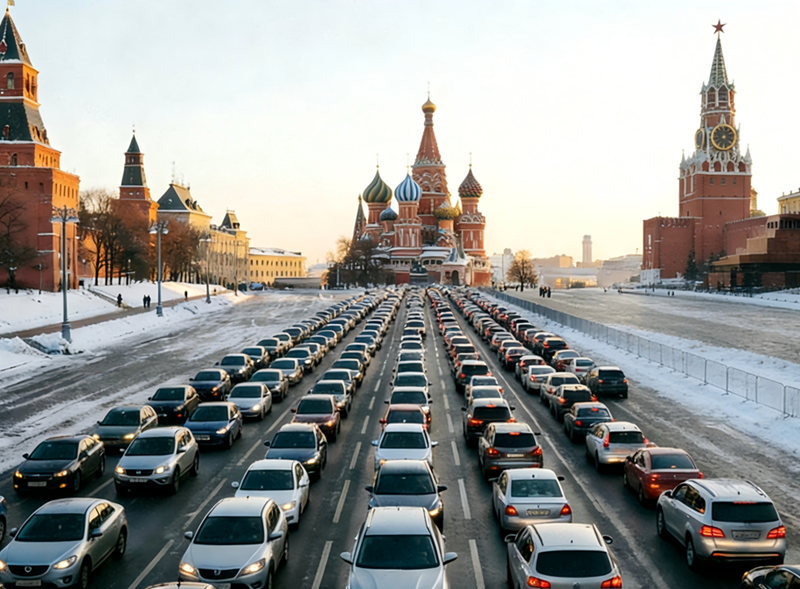 Russia's Used Car Imports Reach Record High in 2025