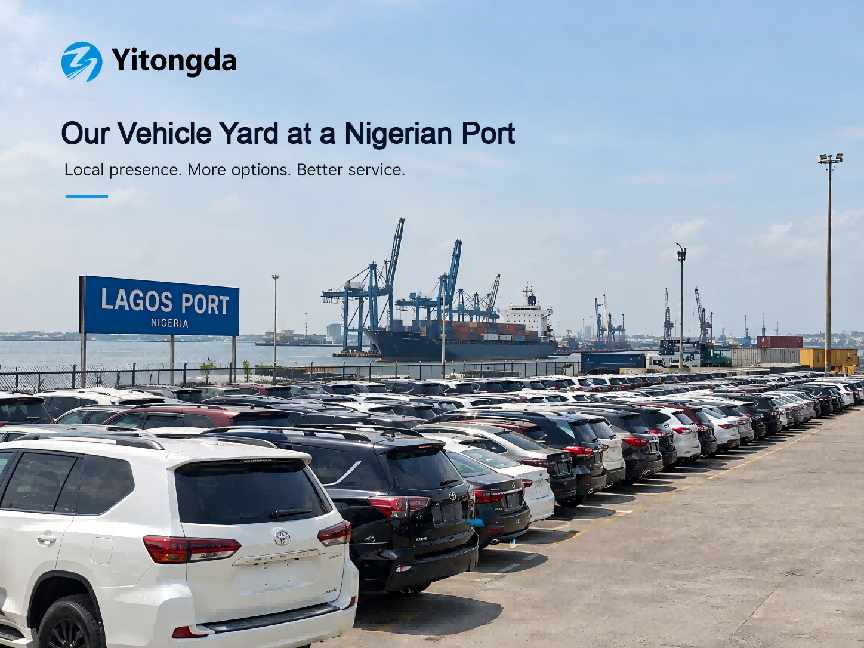 Our Vehicle Yard at a Nigerian Port