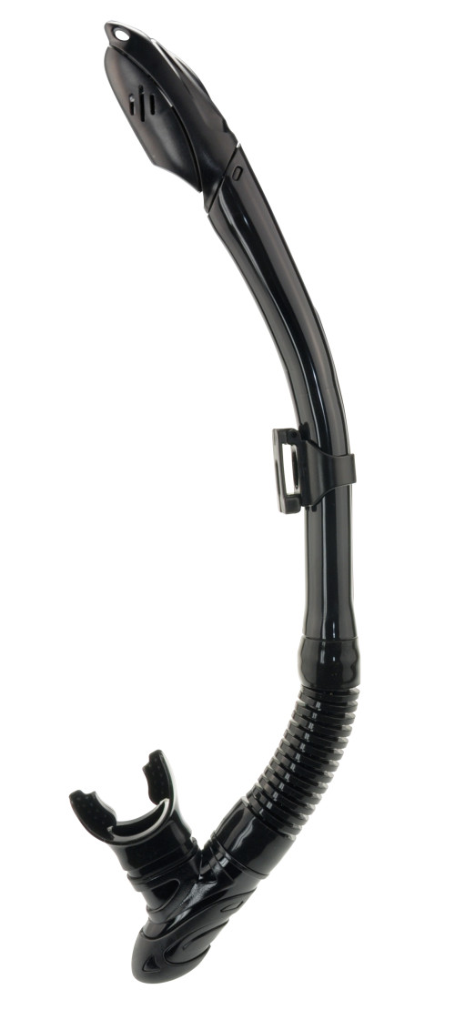 Adult Diving Dry Snorkel with Splash Guard and Top Valve | Wholesale