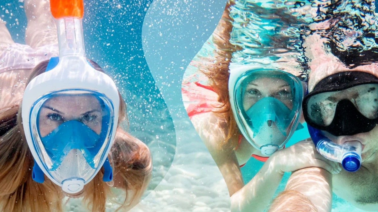 full-face diving mask
