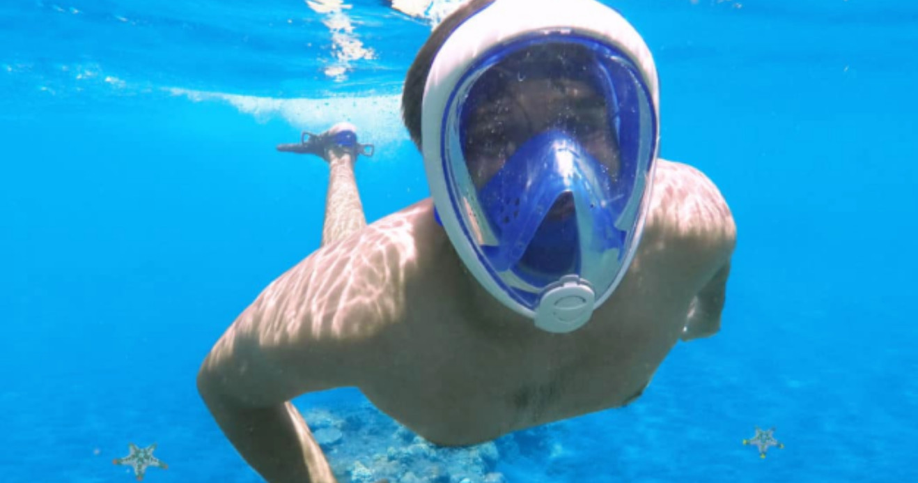 full-face diving mask
