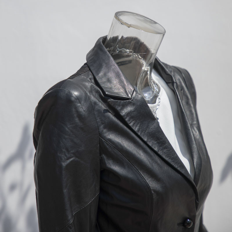 leather blazer for women