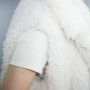 Chaleco acolchado de piel sintética personalizado de fábrica|Chaqueta sin mangas de piel sintética|Para chicas a la moda