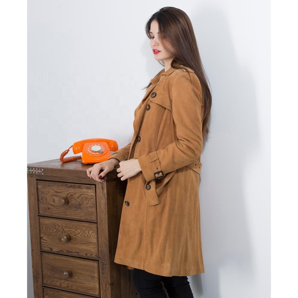 brown trench coat