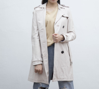 Hot Selling Womens Leather Trench Coat | Casual Winter Real Leather Trench Jackets | for Ladies