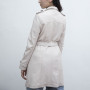 Heißer verkaufender Damen-Leder-Trenchcoat | Lässige Winter-Trenchjacken aus echtem Leder | für Damen