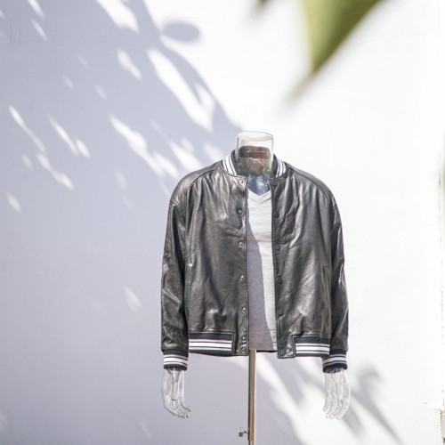 2022 Manufacturer Custom Leather Bomber Jacket|Hot-sales Fashion Bomber Jacket For Man