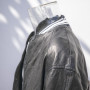 2022 Hersteller Custom Leather Bomber Jacket | Hot-Sales Fashion Bomber Jacket For Man