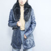 New Design Winter Leather Jacket|Fur Collar Long Trench Coat|Cowhide Winter Leather Jacket Womens