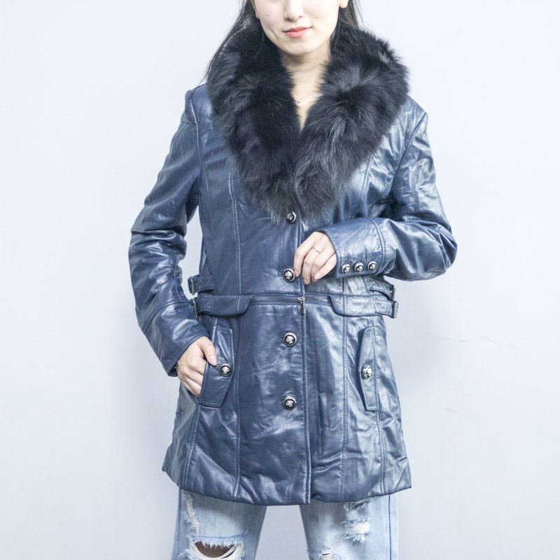 winter leather jacket womens