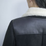 Hochwertiger Mantel aus Wollmischung | Double Face Lammfell-Lederpelzjacke Modisch für Frauen