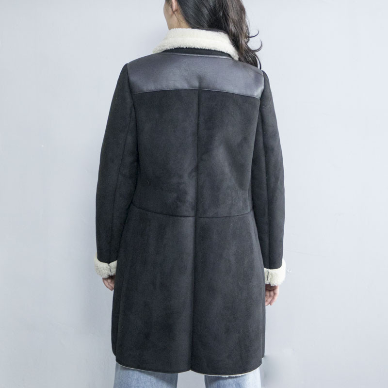 manteau femme en laine mélangée