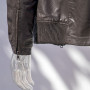 2022 Winter Custom Black Leather Jacket with Hood |Hot-sales Fashion Hooded Jacket Manufacturer