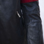Giacca in pelle blu da uomo personalizzata autunno 2022 con cappuccio|Produttore di giacche con cappuccio alla moda