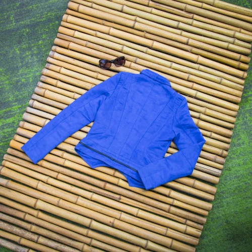 Chaqueta motera de gamuza OEM | Chaqueta de cuero estilo motorista para mujer | Chaqueta corta de cuero de ante