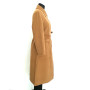 Trench-coats en laine pour femmes | Nouveau style automne marron femmes longues laine | ceinture à nouer à la taille