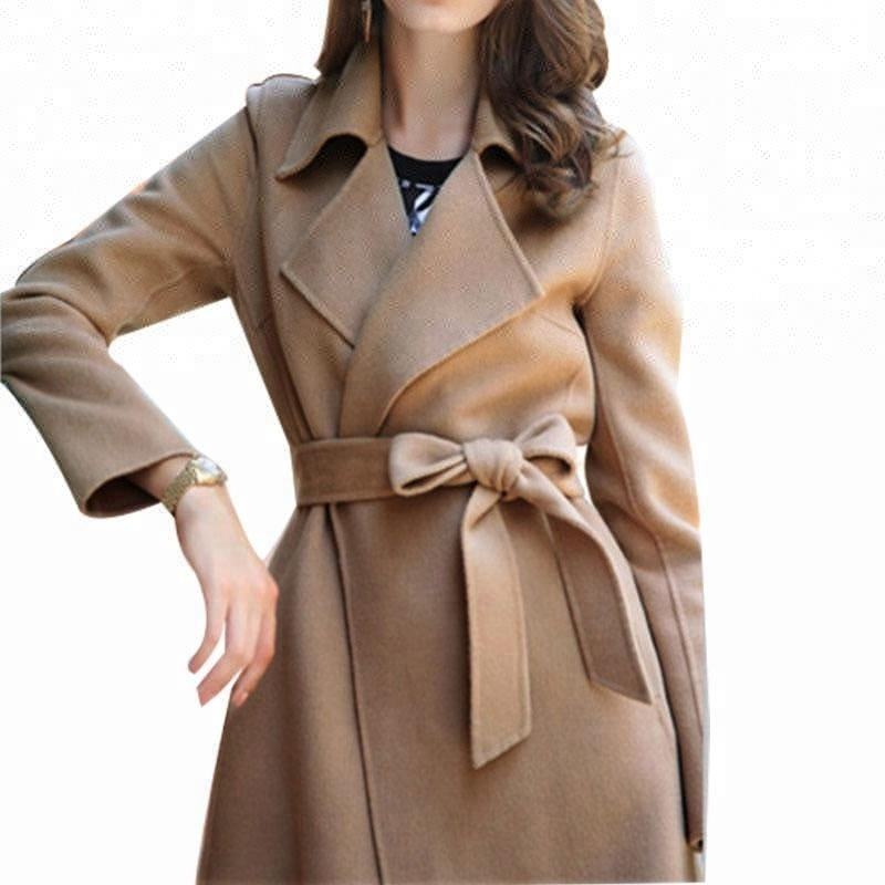 womens wool trench coats