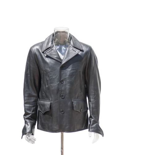 Veste de blazer en cuir pour hommes OEM en gros personnalisée | Manteau en cuir de mouton | Hommes de Vestes Manteaux
