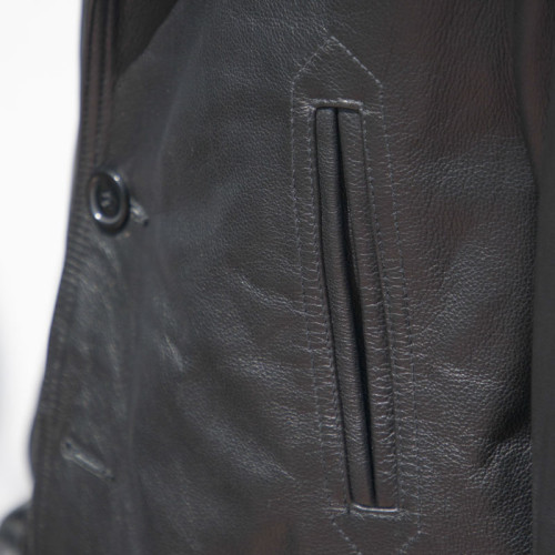 Custom Wholesale OEM Mens Leather Blazer Jacket | Sheepskin Leather Coat | Men's Jackets Coats