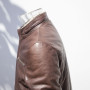 2022 Veste en peau de mouton d'hiver marron pour homme personnalisée | Fabricant de vestes d'hiver de mode à chaud
