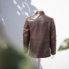 2022 Custom Mens Brown Winter Sheepskin Jacket | Hot-sales Fashion Winter Jacket Manufacturer