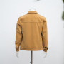 Chaqueta de gamuza de cuero para hombre personalizada de otoño 2022 | Fabricante de chaqueta de gamuza de cuero de moda de gran oferta