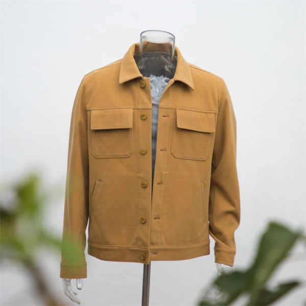 2022 Herbst Custom Herren Leder Wildlederjacke |Hot-Sales Mode Leder Wildlederjacke Hersteller