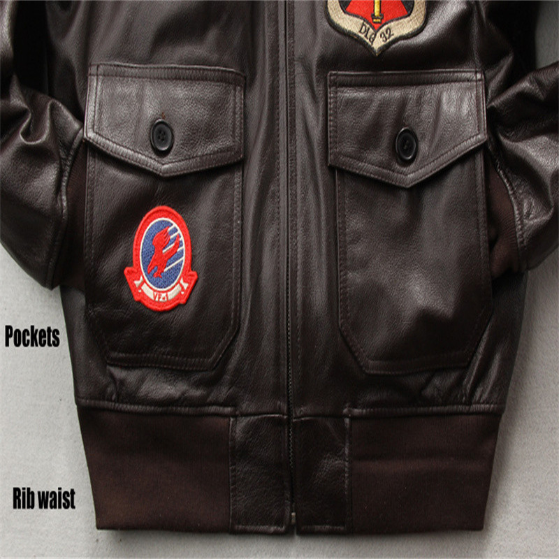 aviator jacket with patches