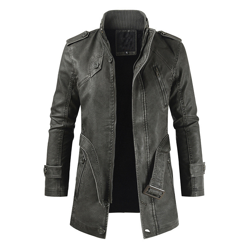 trench cuir homme