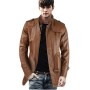 2022 Trench coat in pelle personalizzato da uomo|Giacca lunga in pelle PU con velluto|Cappotto da uomo trench in PU