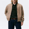 2022 Custom Brown Suede Jacket Mens | Solid Color Fashion Faux Suede Jacket Manufacturer