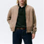 2022 Chaqueta de gamuza marrón personalizada para hombre | Fabricante de chaqueta de gamuza sintética de moda de color sólido