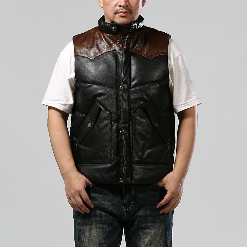 Men's leather Vest
