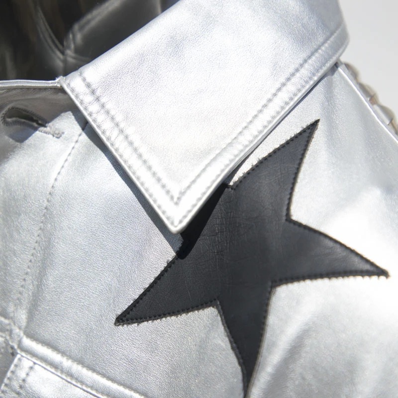 chaqueta de moto de cuero
