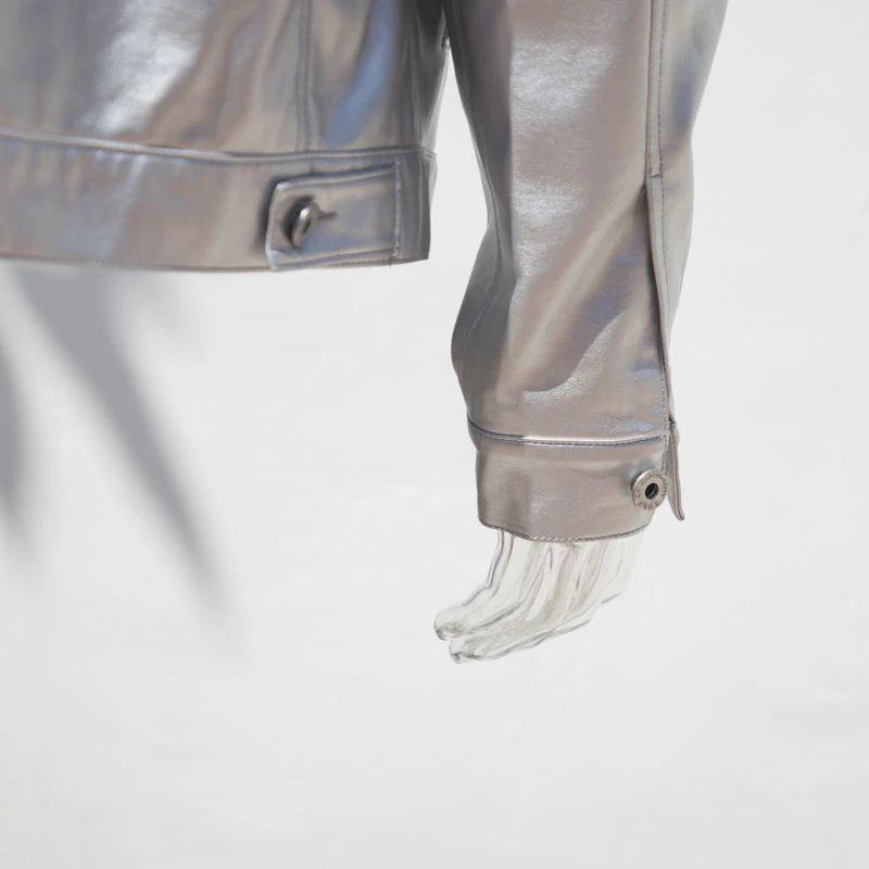 chaquetas de motorista de cuero para hombre