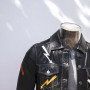 Veste de motard noire personnalisée pour femme | Application de broderie | Dernier fabricant de vestes de motard de conception