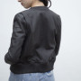 Chaqueta de motociclista de cuero negro para mujer corta de venta caliente | Fabricante de chaqueta de motociclista de cuero de diseño de moda