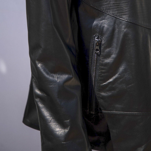 2022 OEM Custom Black Leather Biker Jacket Mens | Latest Design Biker Jackets Manufacturer