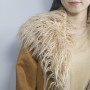 Piel de ante de alta calidad con abrigo de piel | Chaqueta de piel de piel de oveja de doble cara de moda para mujer