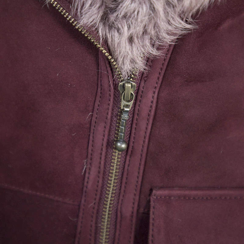 abrigo de invierno de lana para mujer