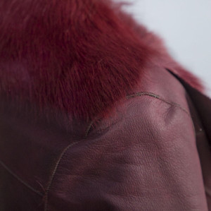 Cuero de mujer de alta calidad con abrigo de piel | Fabricante de chaqueta de cuero de mujer de diseño de moda