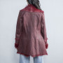 Cuero de mujer de alta calidad con abrigo de piel | Fabricante de chaqueta de cuero de mujer de diseño de moda