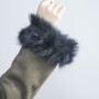 Pelle scamosciata da donna popolare con cappotto invernale in pelliccia | Produttore di giacche in pelle da donna