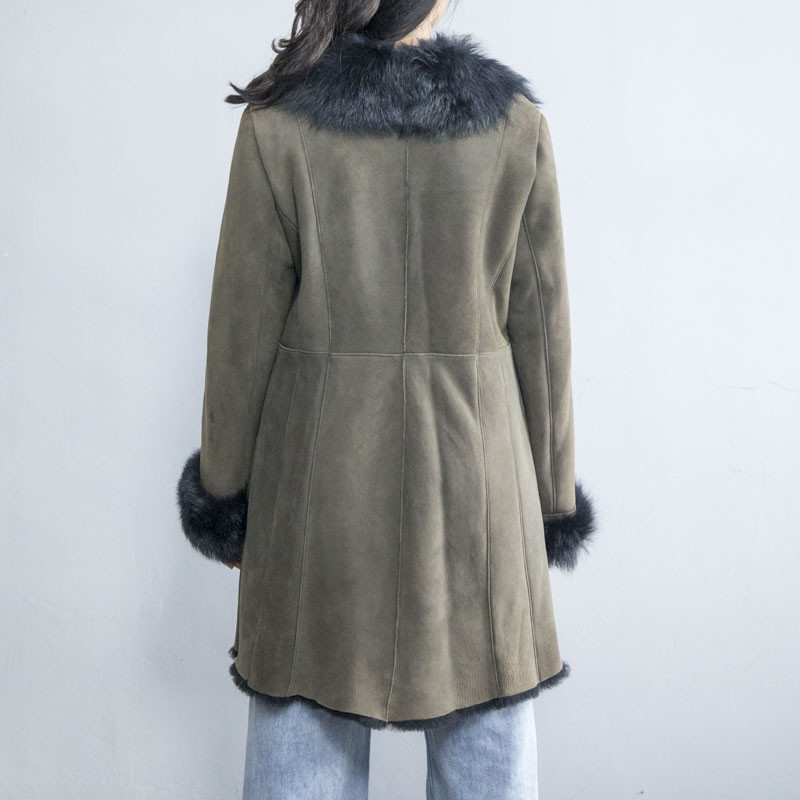 Mantel aus Wollmischung für Damen