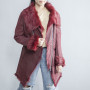 Pelle da donna di alta qualità con cappotto invernale in pelliccia | Produttore di giacche in pelle da donna