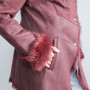 Pelle da donna di alta qualità con cappotto invernale in pelliccia | Produttore di giacche in pelle da donna
