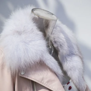 Heißer Verkauf Damen Leder Winterjacke | Beliebte Damen Lederjacke Hersteller