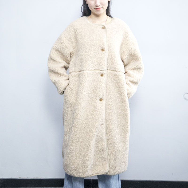 wool long coat women