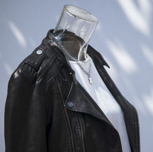 Hot Selling Short Women Black Leather Biker Jacket|Popular Design Leather Jacket Manufacturer