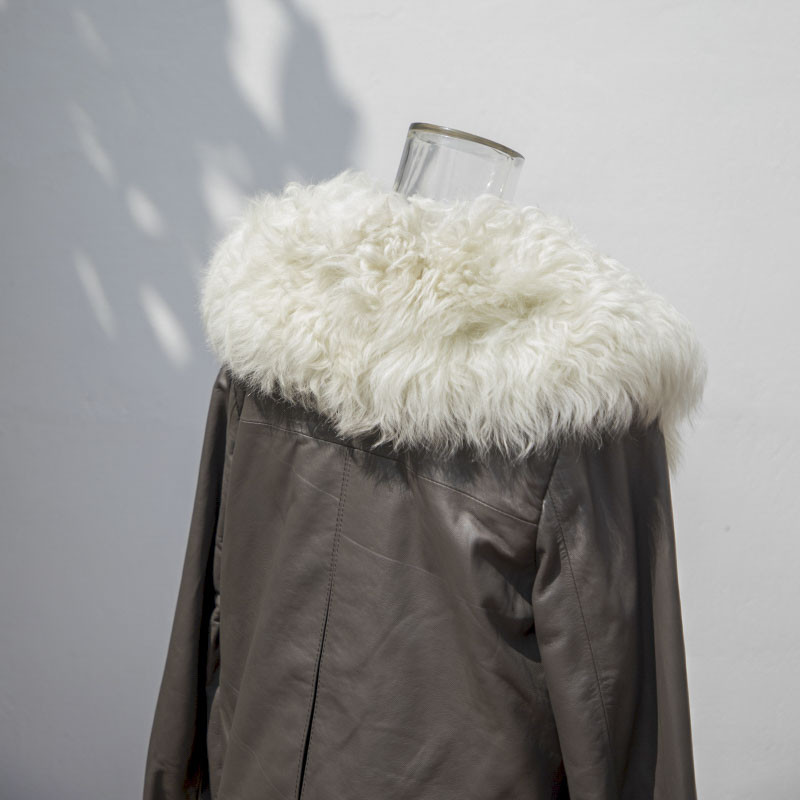 manteau d'hiver en laine femme